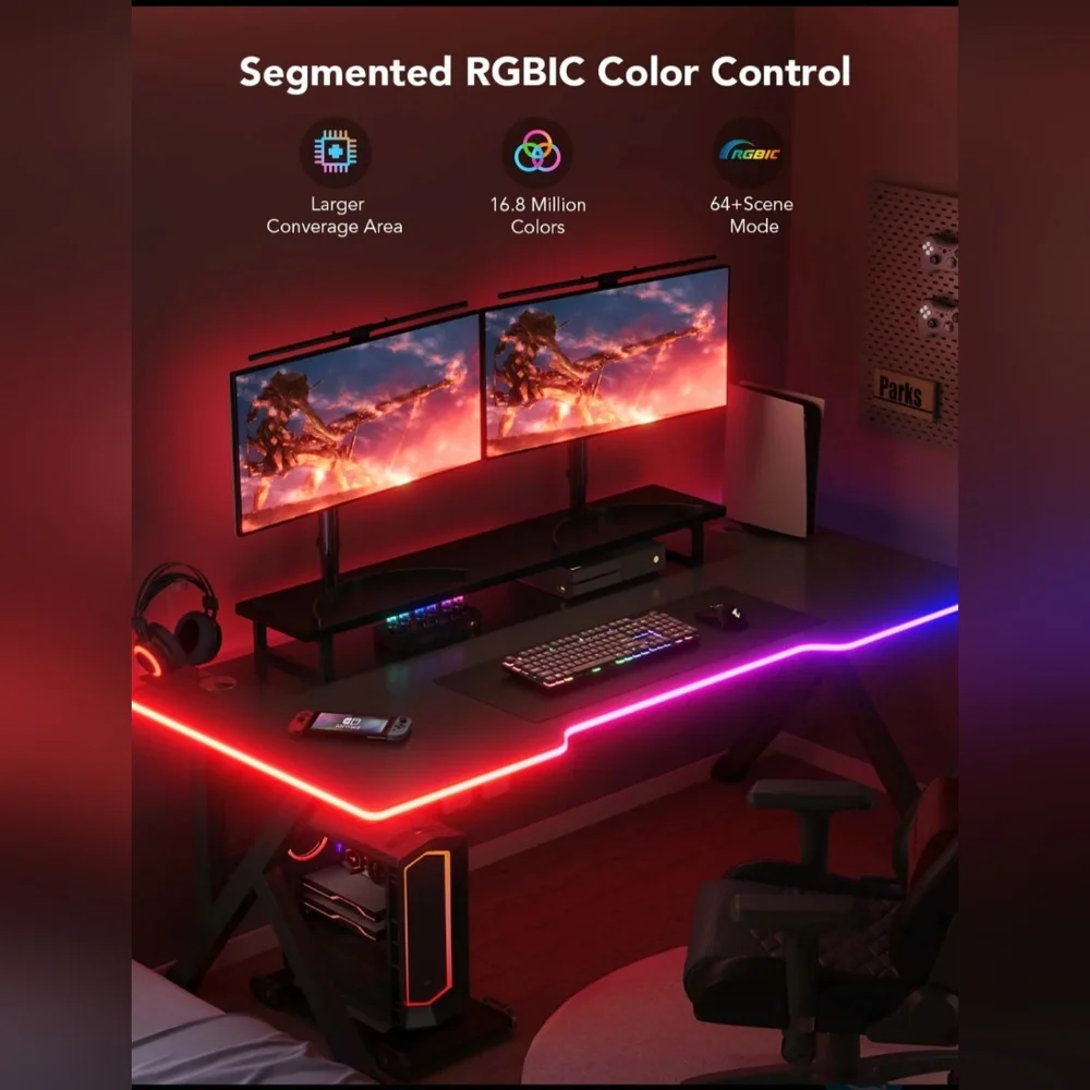 NIB Govee - RGBIC LED Neon Rope Light for Desks 6.5ft - Picture 4 of 4